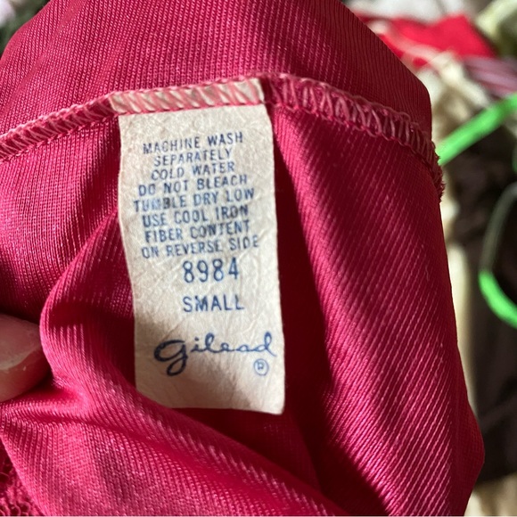 Vintage Hot Pink Sheer Lace Cami - Picture 4 of 7